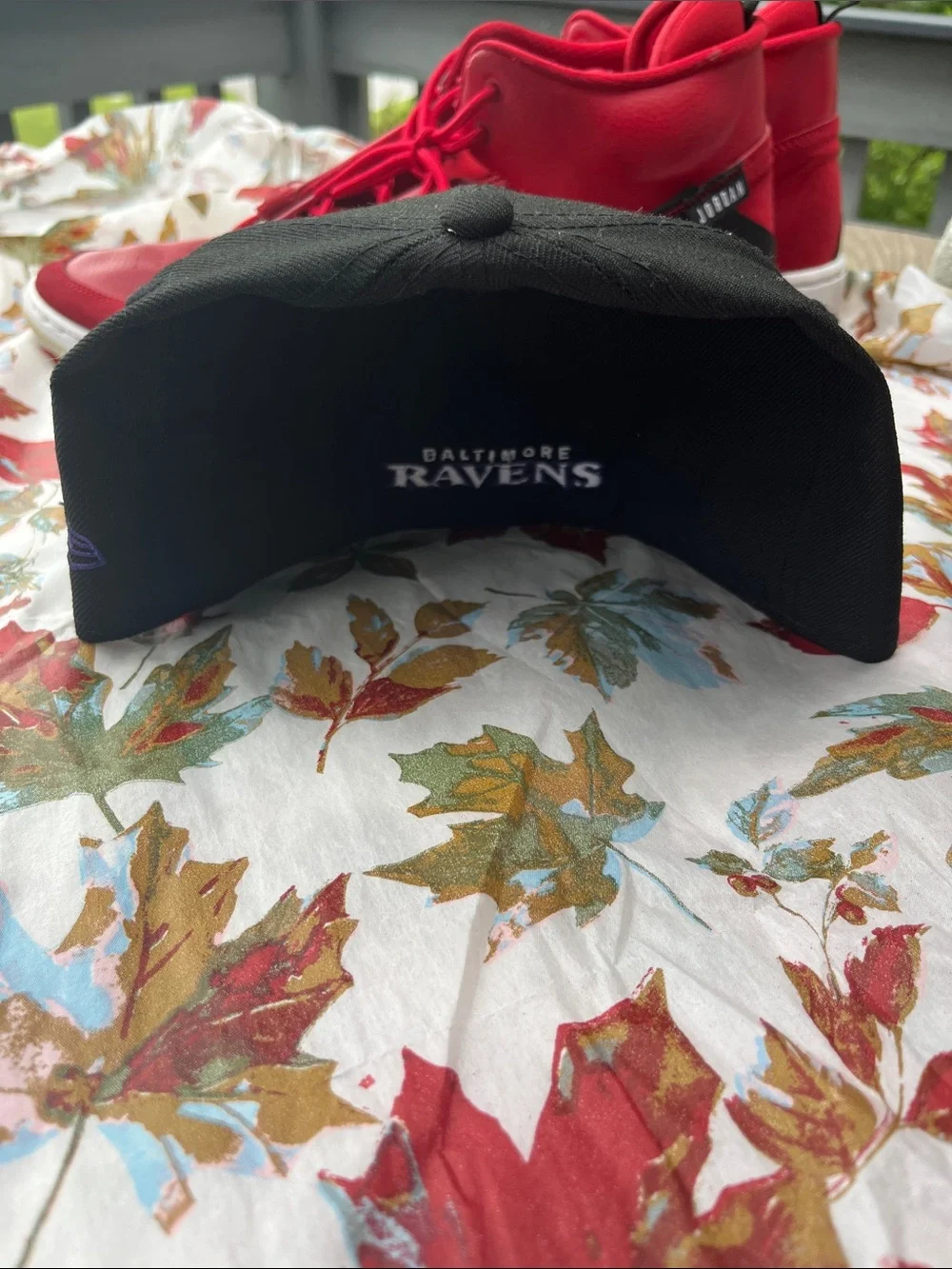 New Era Black/Purple Baltimore Ravens 59FIFTY Fitted Hat